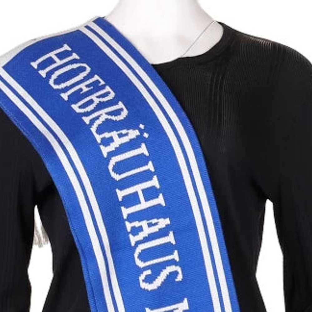 Hofbrauhaus Munchen Unbranded Scarf - No Size Blu… - image 4