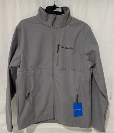 NWT Columbia Mens Gray Ascender Softshell Full Zip