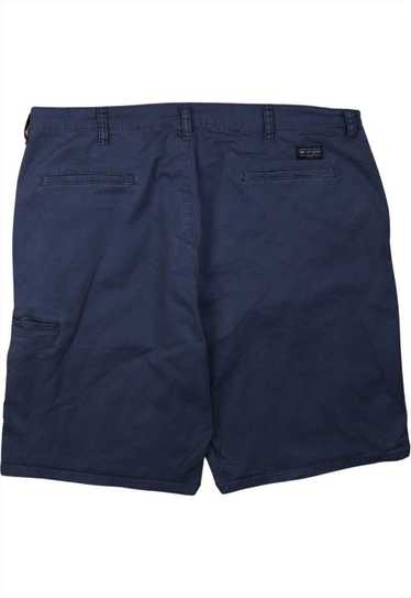 Wrangler 90's Baggy Chino Shorts 40 Navy Blue