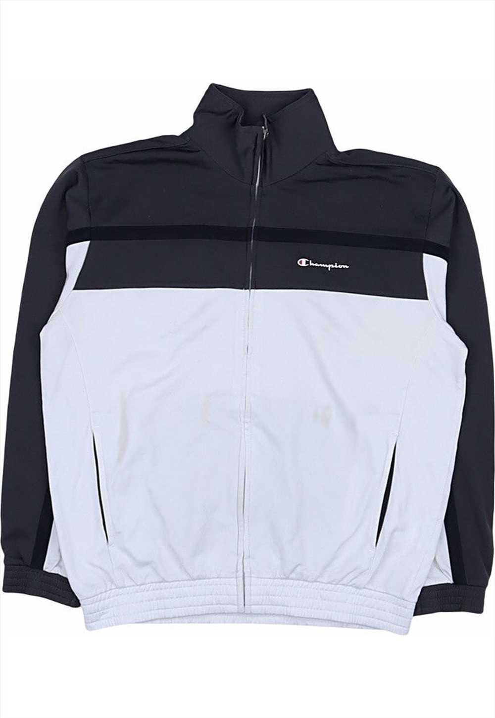 Champion 90's Spellout Zip Up Windbreaker Small G… - image 1