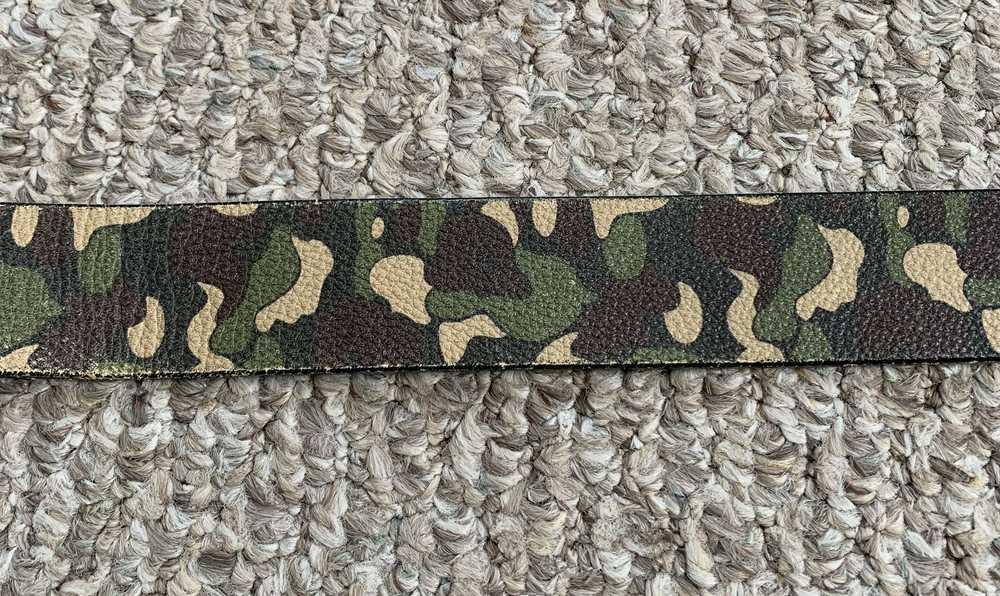 Bape OG Bape Spellout Camo Leather Belt - image 4