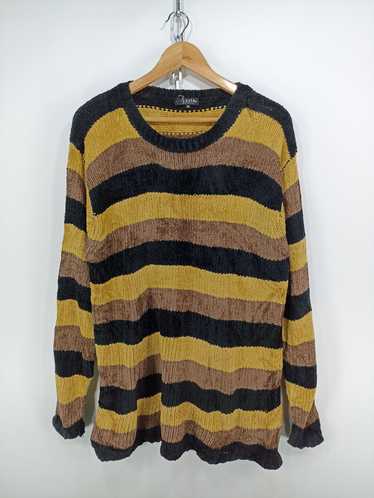 Coloured Cable Knit Sweater × Japanese Brand × Vin