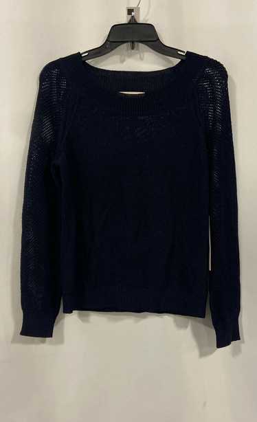 NWT Etcetera Womens Navy Civic Long Sleeve Knitted