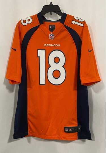 NFL Nike Broncos Peyton Manning #18 Orange Jersey 