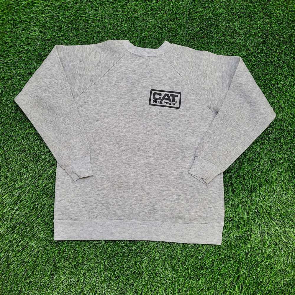 Vintage Vintage 90s CAT Diesel Power Sweatshirt S… - image 1