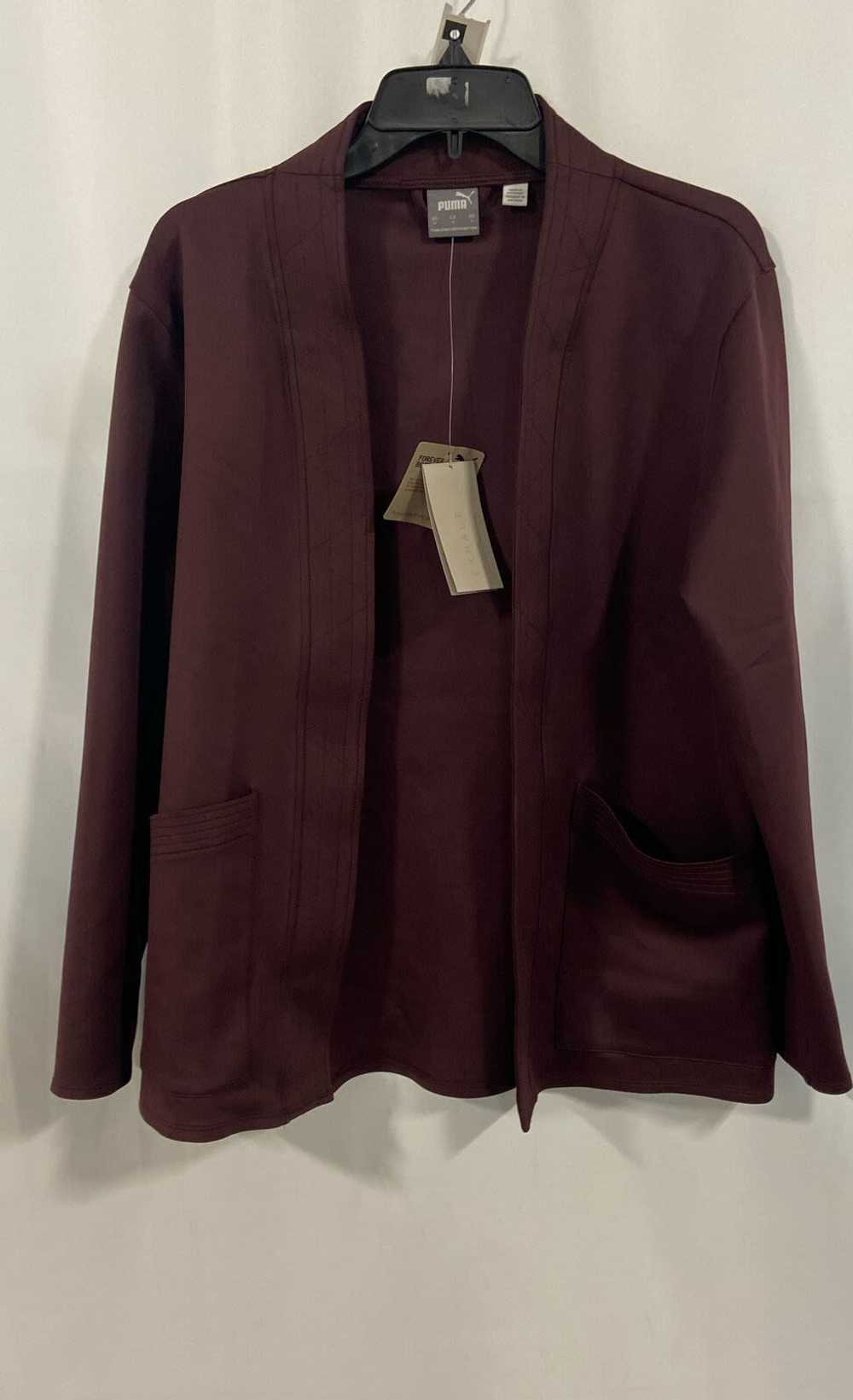 NWT Puma Womens Plum Exhale Long Sleeve Pockets O… - image 1