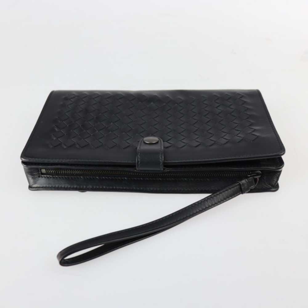 Bottega Veneta Black Leather Wallet (Pre-Owned) - image 4