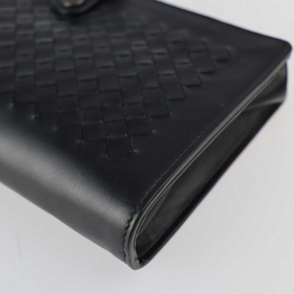 Bottega Veneta Black Leather Wallet (Pre-Owned) - image 7