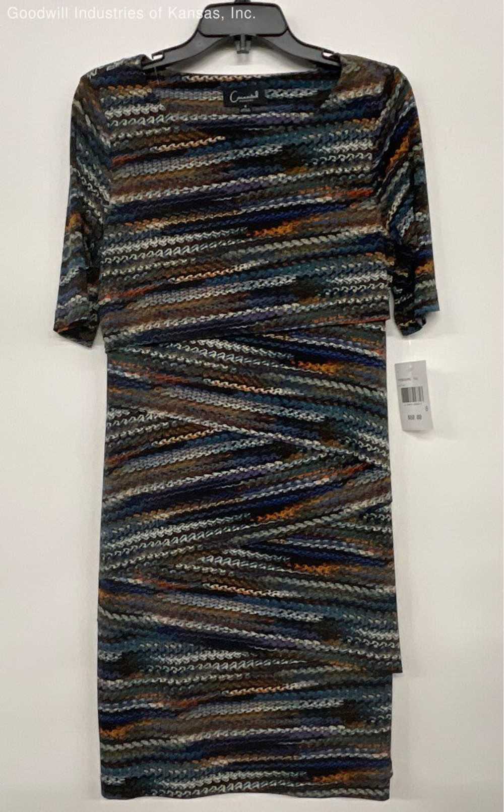 Connected Apparel Multicolor Sheath Casual Dress … - image 1