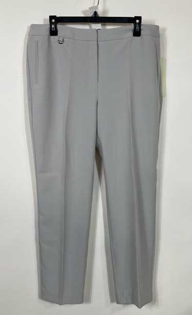 NWT Adrianna Papell Womens Gray Flat Front Straig… - image 1