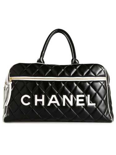 CHANEL Pre-Owned quilted bowler bag - Black