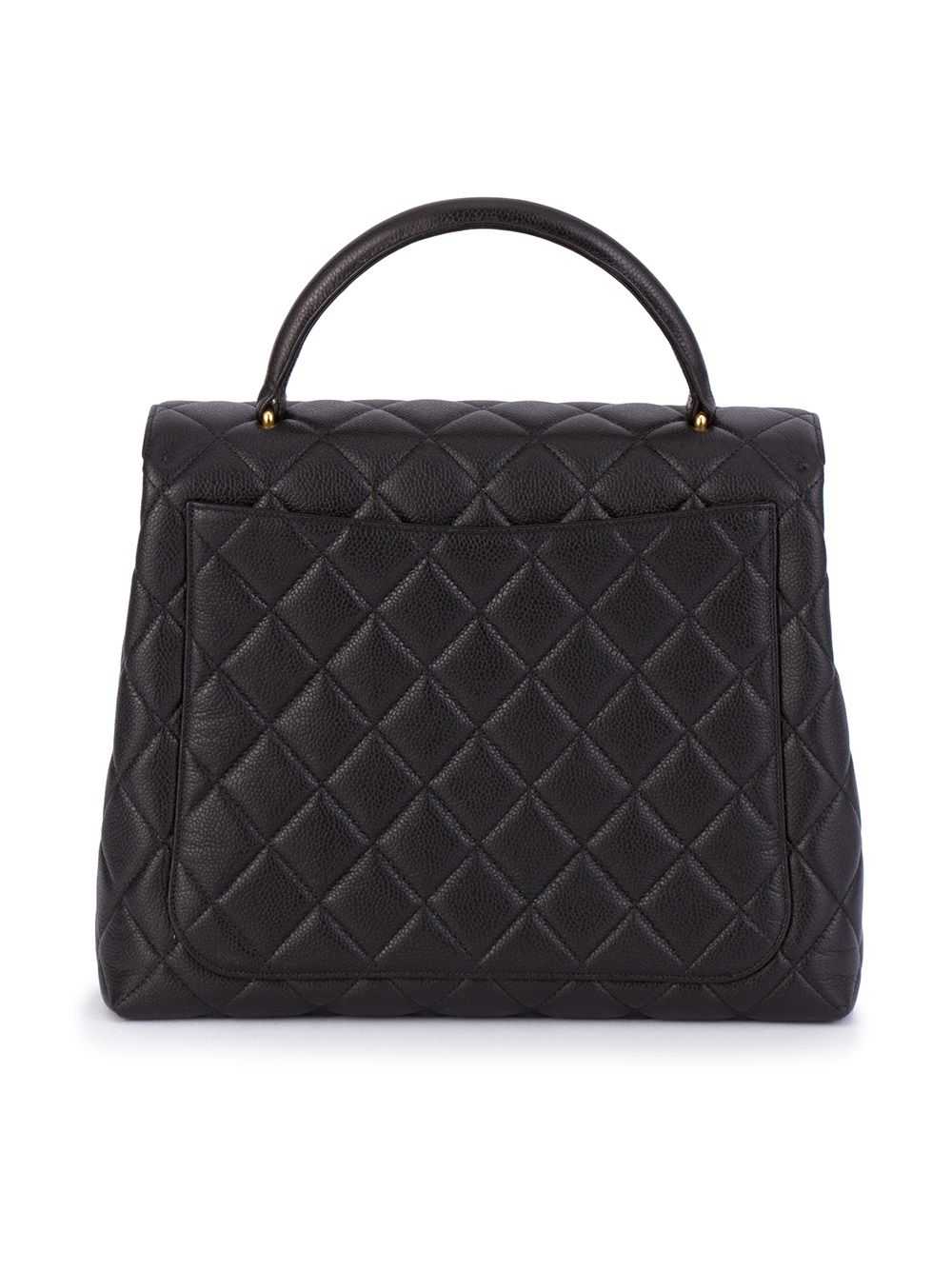 CHANEL Pre-Owned quilted tote - Black - image 3