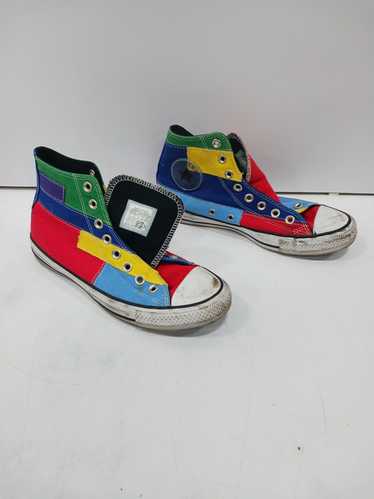 Converse Primary Colors Patchwork Shoes Size 7