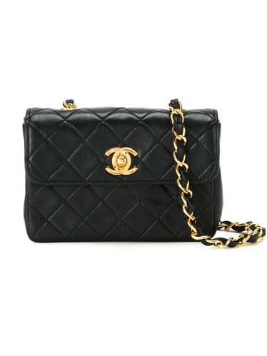 CHANEL Pre-Owned small quilted crossbody bag - Bla