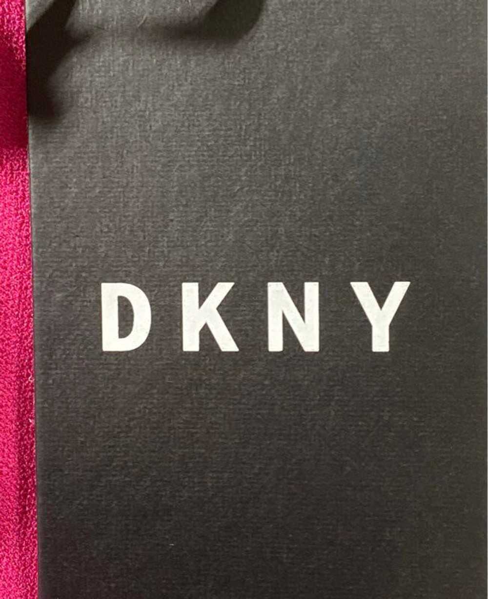 NWT DKNY Womens Pink Black Colorblock Round Neck … - image 7