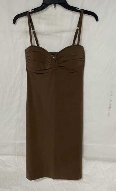 Tommy Bahama Womens Brown Sleeveless Sweetheart Ne