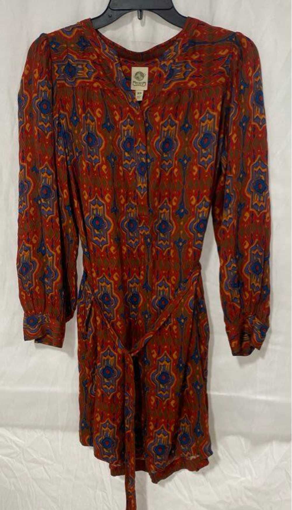 NWT Tiny Womens Red Rosemary Printed Balloon Slee… - image 1