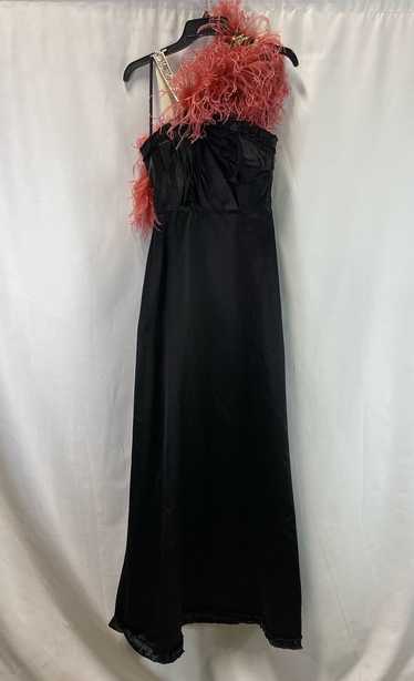 Miu Miu Black Satin Runway Dress - Size 38