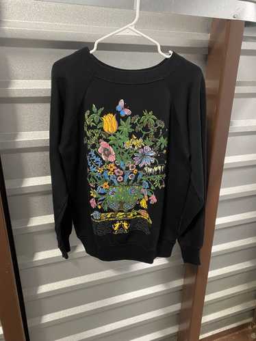 Vintage 1980’s Flower Garden Art Sweatshirt