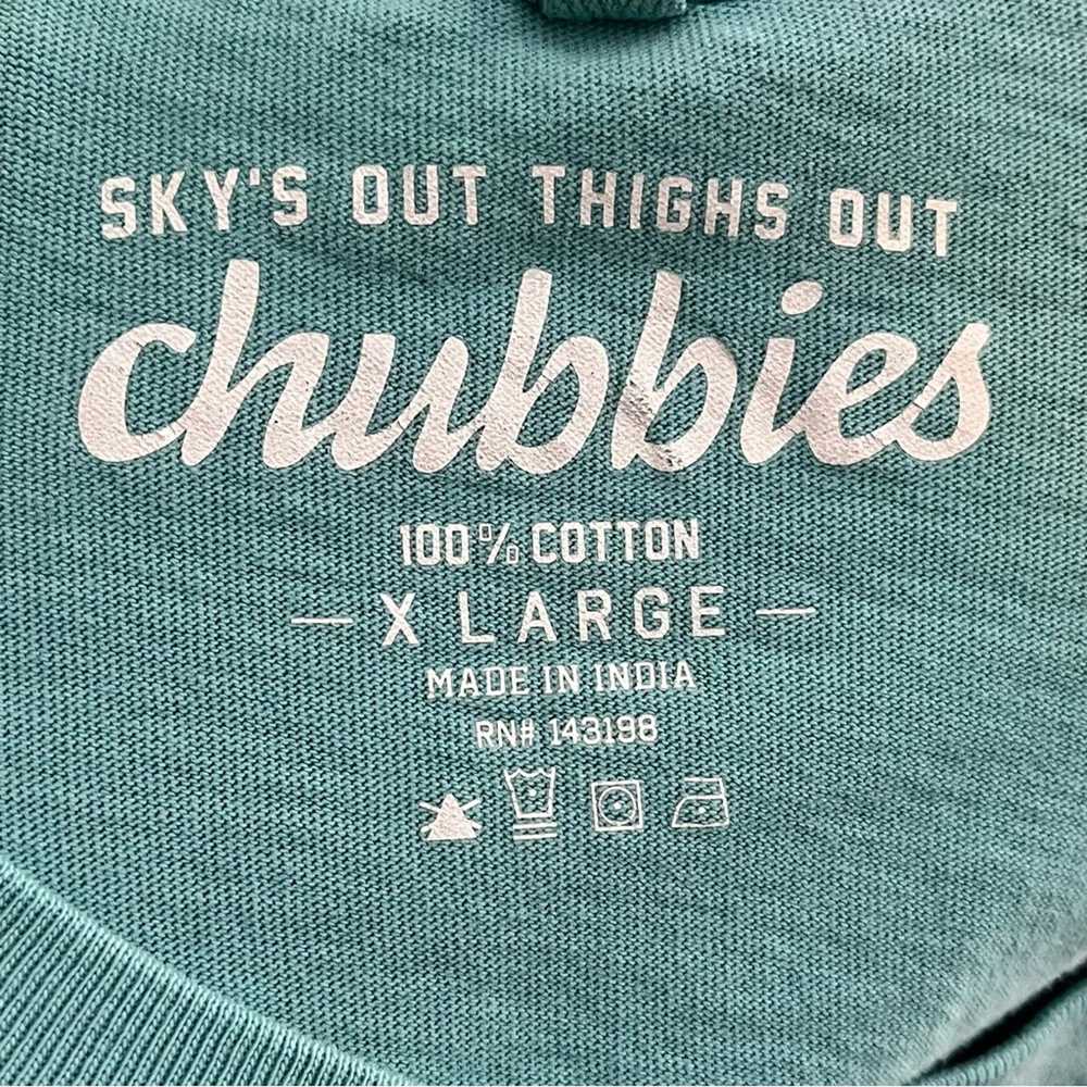 Chubbies CHUBBIES Turquoise Palm Graphic Pocket T… - image 3