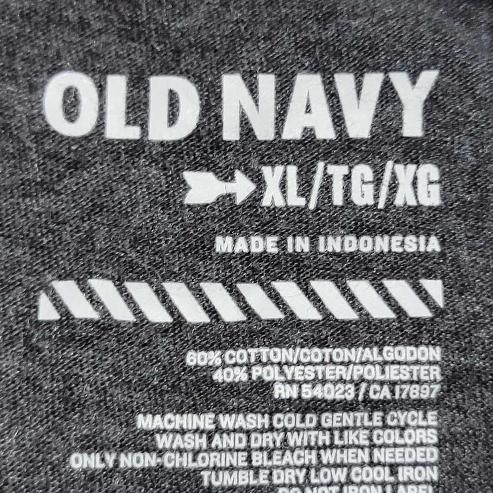 Old Navy Old Navy Unisex Tank Top Black w/ White … - image 4