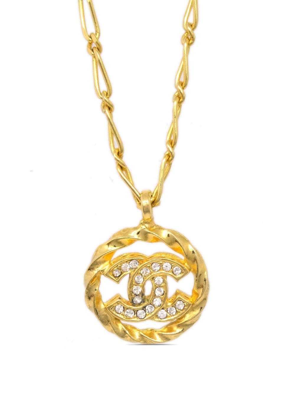 CHANEL Pre-Owned 1982 Medallion pendant necklace … - image 2