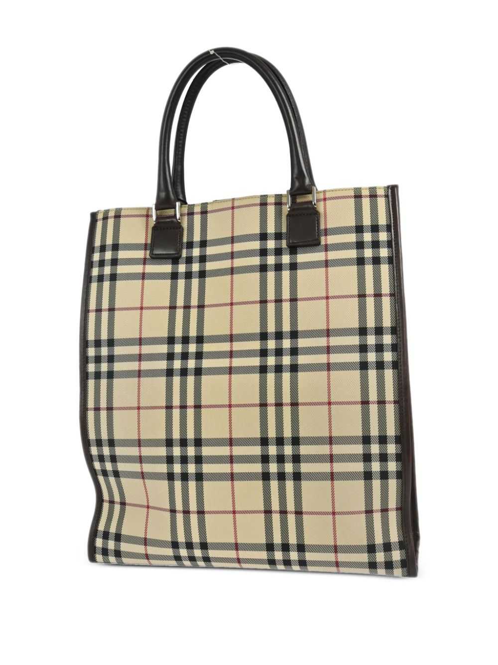 Burberry Pre-Owned 1990-2000s Nova Check tote bag… - image 2