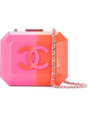 CHANEL Pre-Owned hard chain shoulder bag - Pink