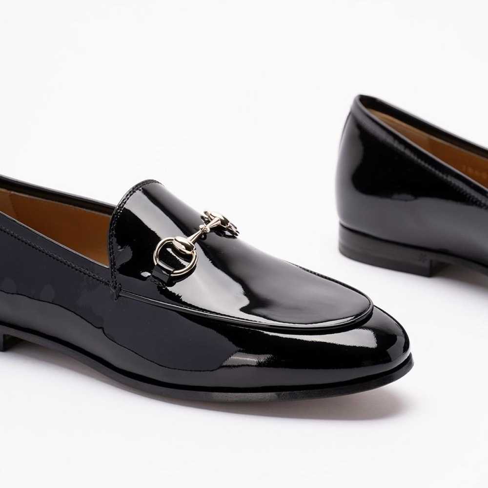 Gucci Jordaan leather flats - image 3