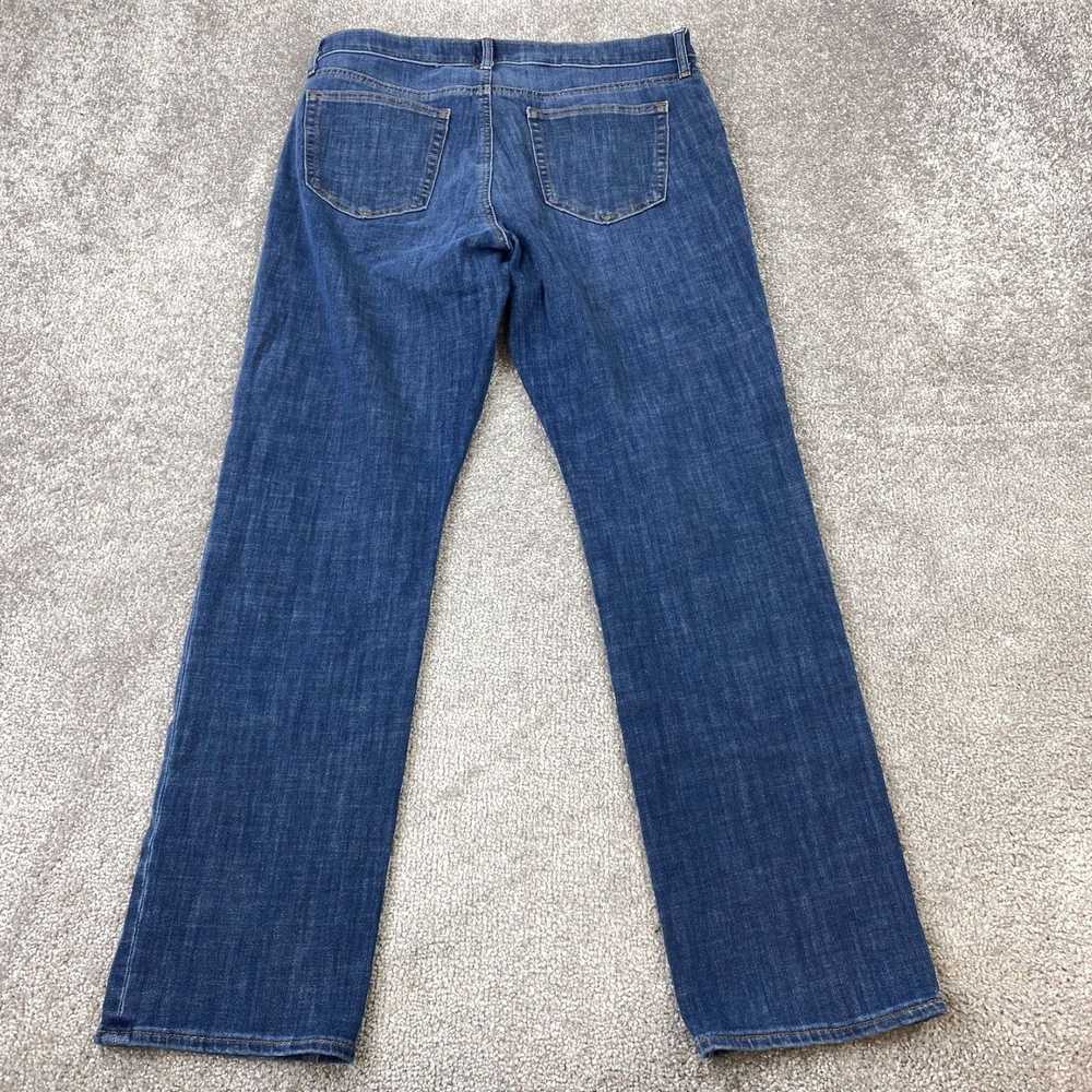 Gap High Rise Five Pocket Blue Straight Cut Class… - image 4