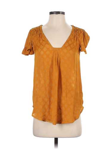 Maeve by Anthropologie Women Orange Short Sleeve B