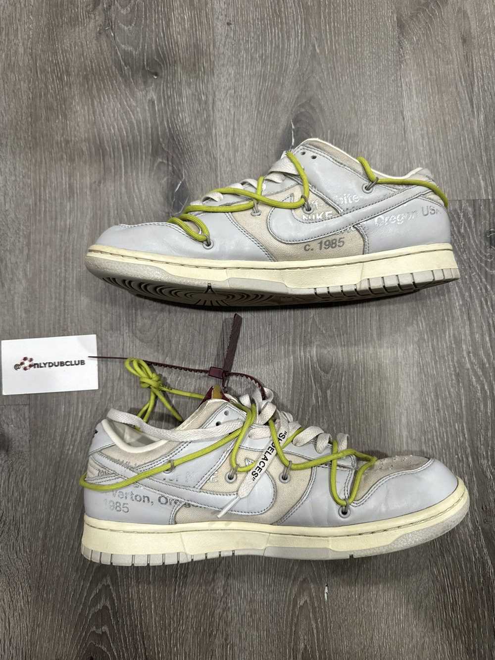 Nike × Off-White Nike Off-White x Dunk Low Lot 08… - image 2