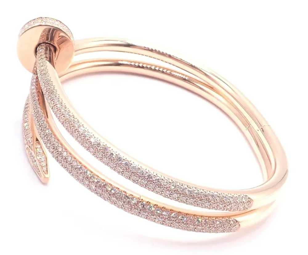 Cartier Juste un Clou Nail 18k Rose Gold Diamond … - image 10