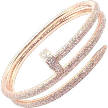 Cartier Juste un Clou Nail 18k Rose Gold Diamond … - image 1