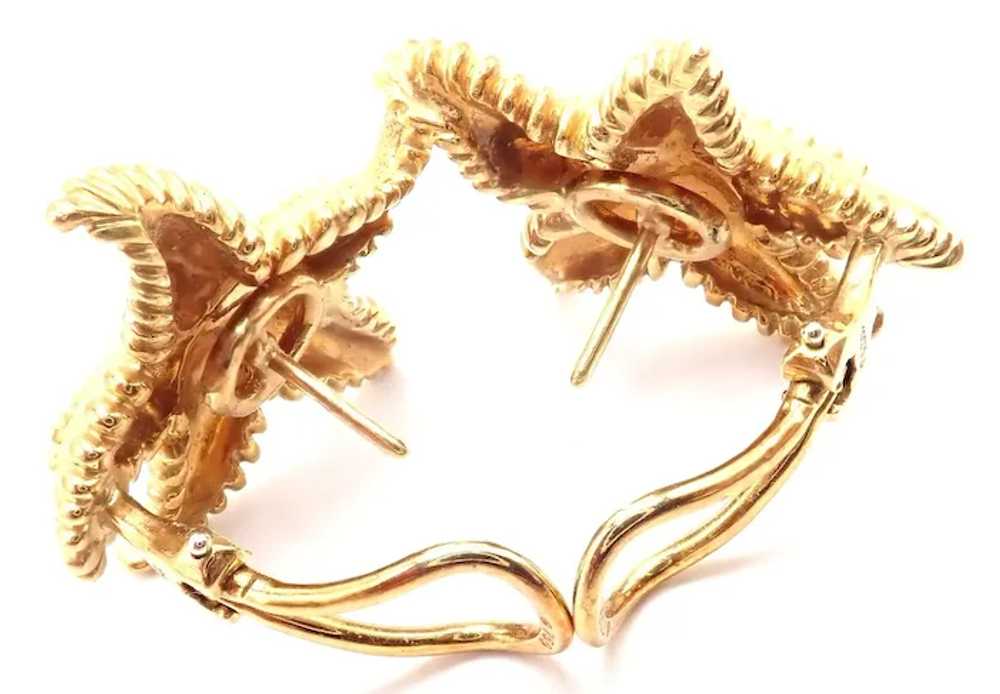 Authentic! Vintage Tiffany & Co Starfish 18k Yell… - image 2