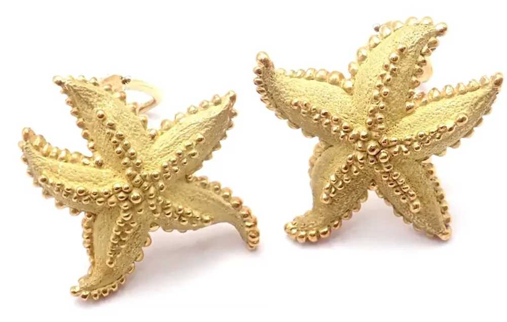 Authentic! Vintage Tiffany & Co Starfish 18k Yell… - image 7