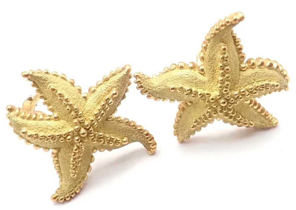 Authentic! Vintage Tiffany & Co Starfish 18k Yell… - image 8