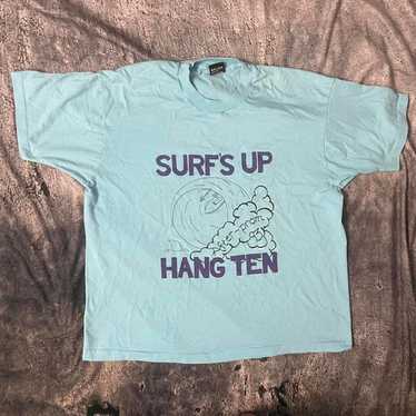 Fruit Of The Loom 90s vintage surf shirt - image 1