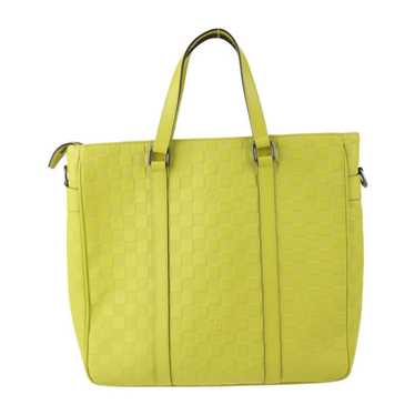 Louis Vuitton Tadao Yellow Canvas Tote Bag (Pre-O… - image 1