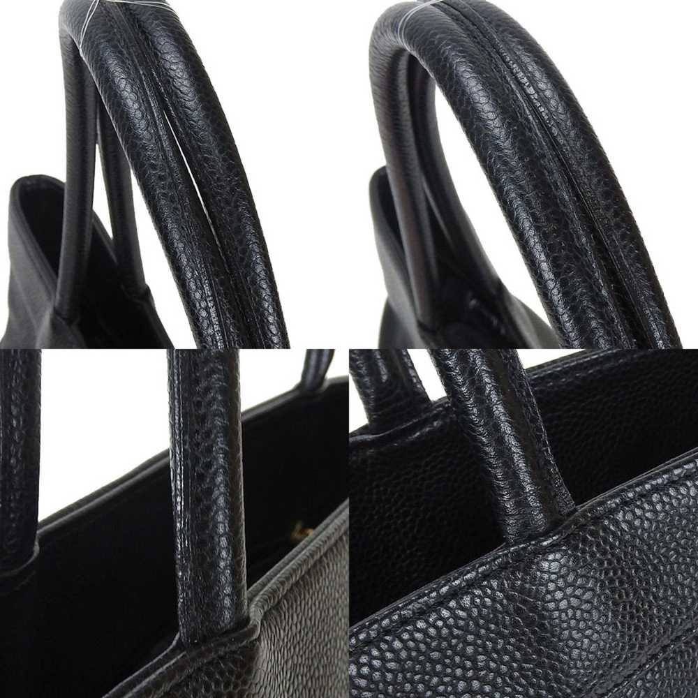 Chanel Coco Mark Black Leather Tote Bag (Pre-Owne… - image 10