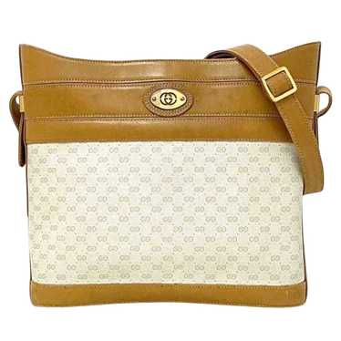 Gucci Micro Small Gg Canvas Brown Canvas Shopper … - image 1