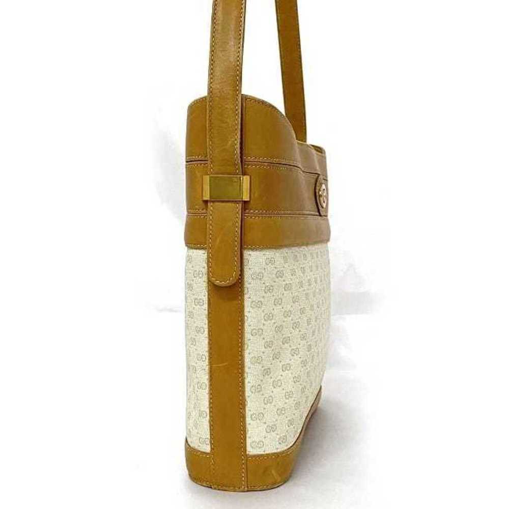 Gucci Micro Small Gg Canvas Brown Canvas Shopper … - image 7