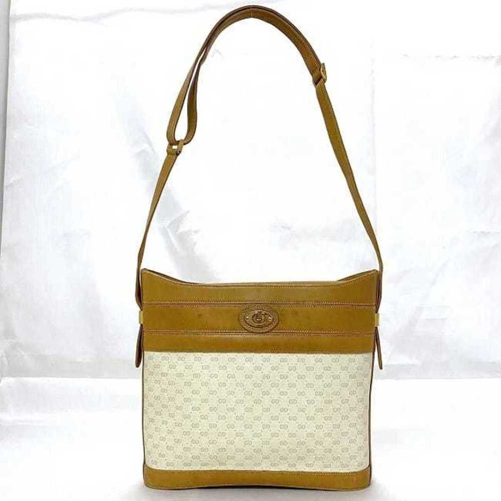 Gucci Micro Small Gg Canvas Brown Canvas Shopper … - image 9