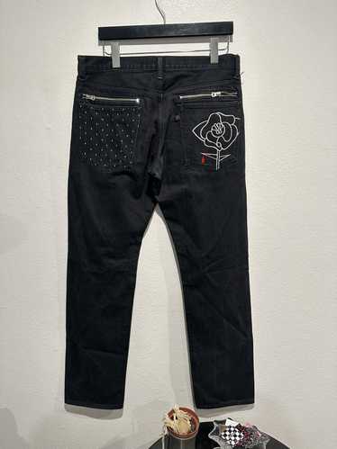 Undercover SS07 Bleeding Rose Denim Jeans