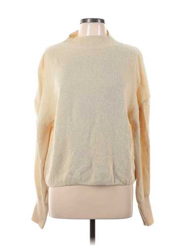 525 America Women Ivory Turtleneck Sweater L