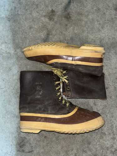 Sorel × Vintage Vintage Canadian Brown Rubber Snow