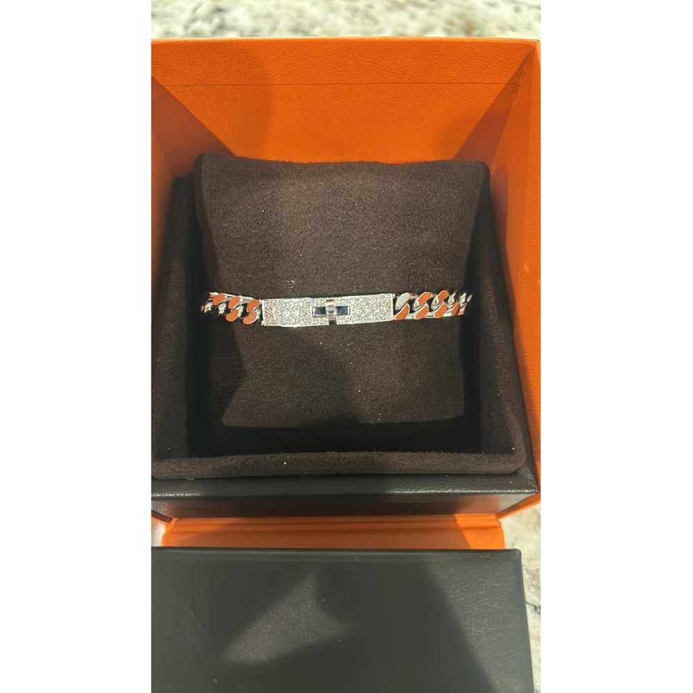 Hermès Kelly Chaîne white gold bracelet - image 2