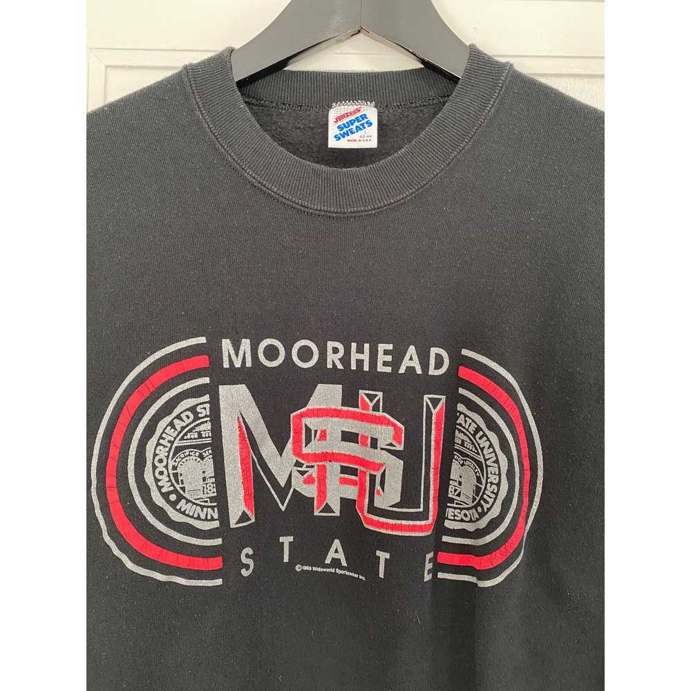 Jerzees Vintage Moorhead State University Crewnec… - image 2