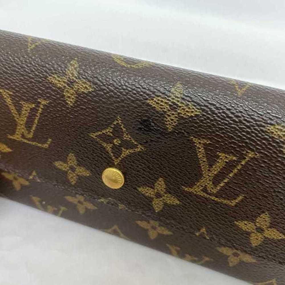 Louis Vuitton Portefeuille Sarah Brown Canvas Wal… - image 7