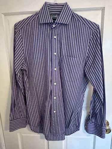 Gitman Bros. Vintage Spread Collar Striped Cotton 